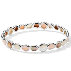 All-Over Stone Bangle Bracelet