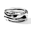 Crush Wide Hinged Bangle