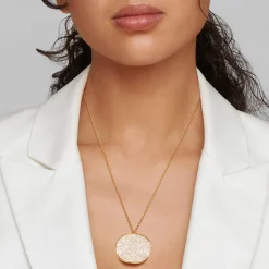 Extra Large Flower Pendent Necklace