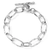 Faceted Oval Link Bracelet