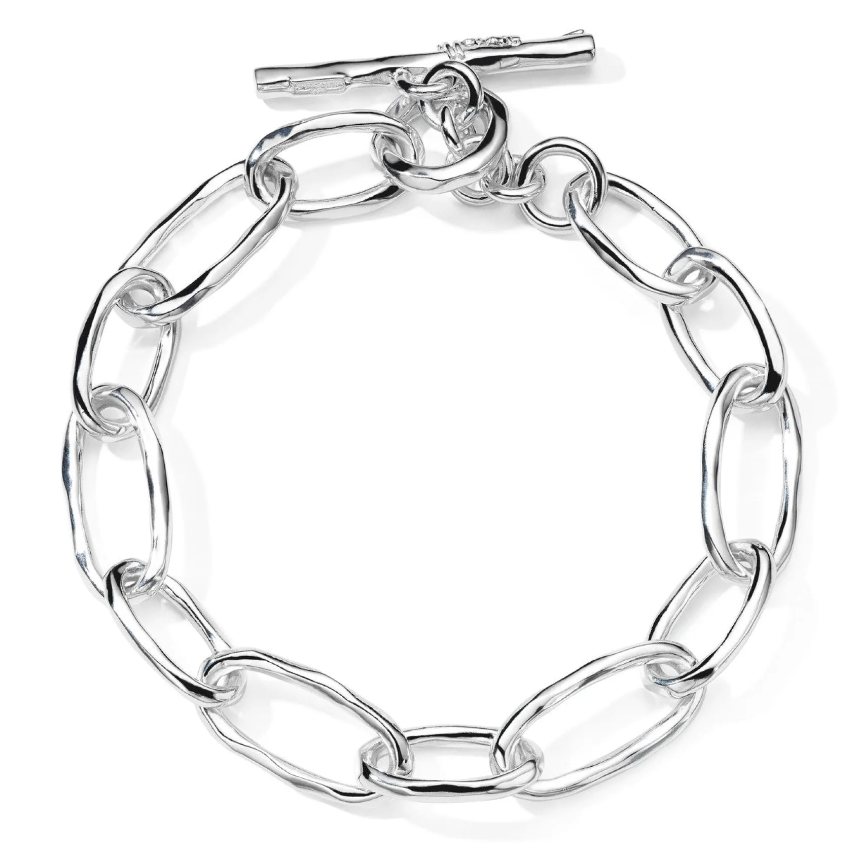 Faceted Oval Link Bracelet