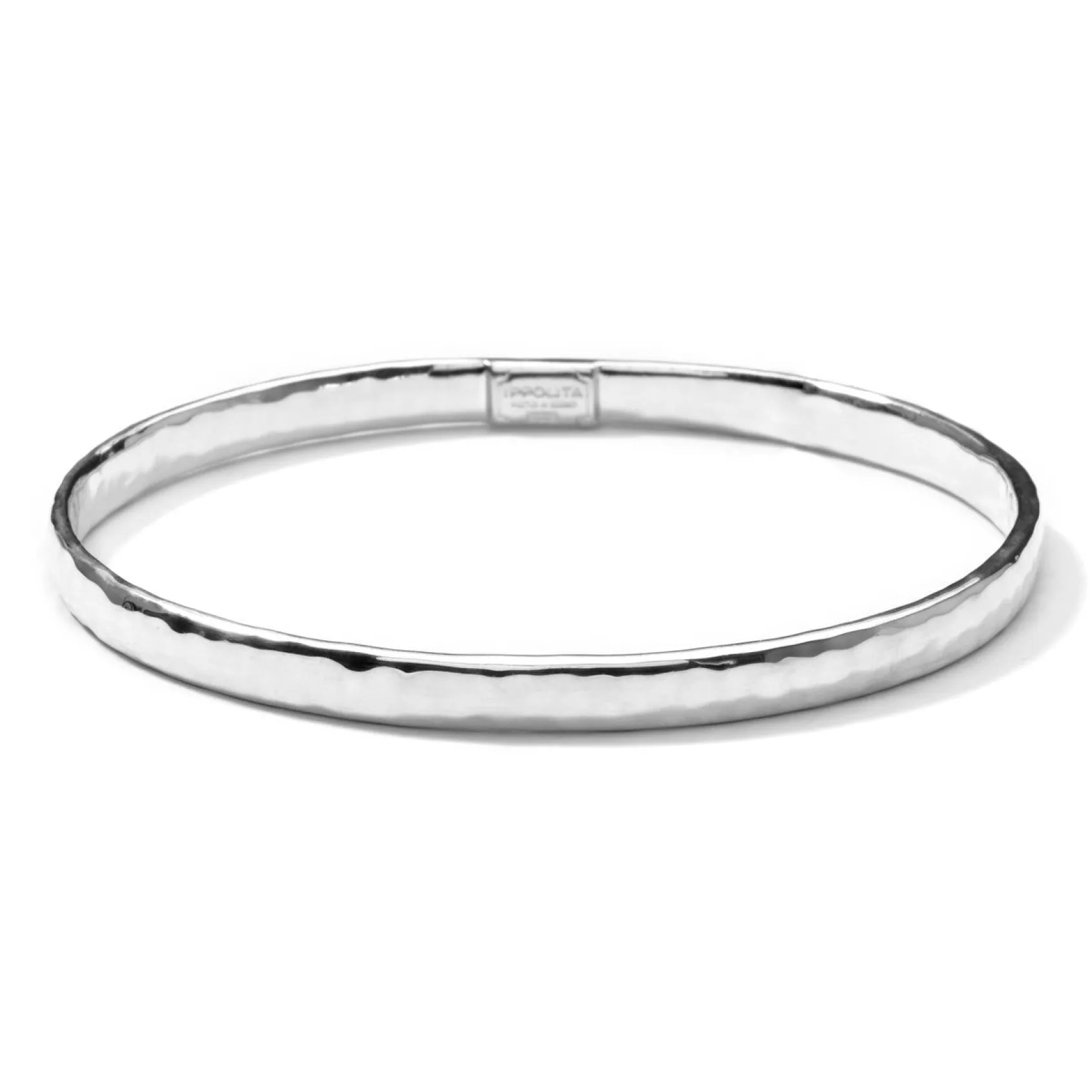 Flat Hammered Bangle