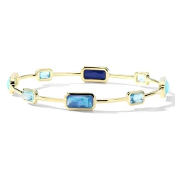 Gelato 8-Stone Bangle Bracelet