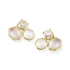 Gelato 3-Stone Stud Earrings