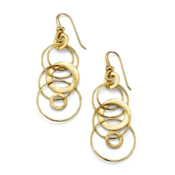 Hammered Jet Set Earrings
