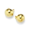 Hammered Pinball Post Earrings