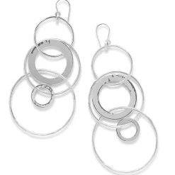 Jumbo Hammered Jet Set Earrings
