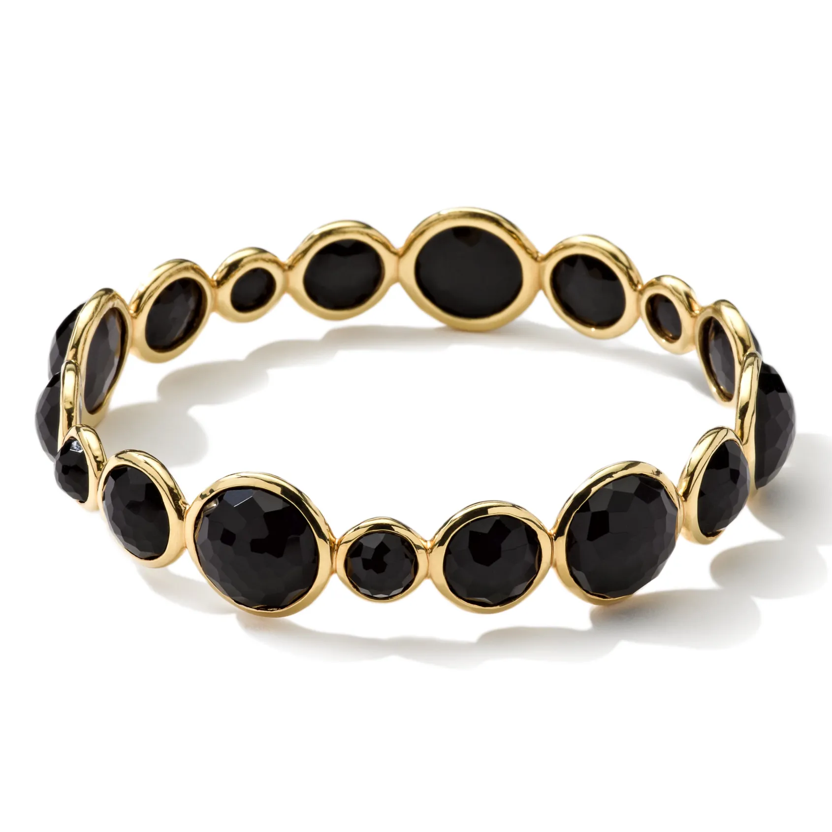 Large All Around Stone Bangle