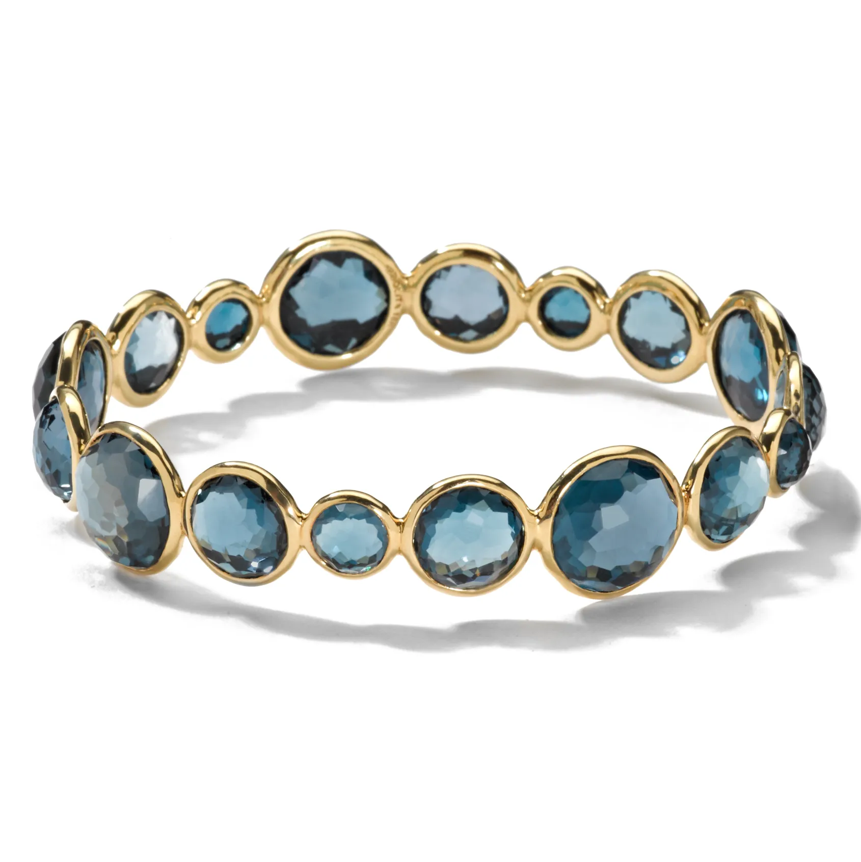 Large All Around Stone Bangle
