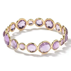 Large All Around Stone Bangle
