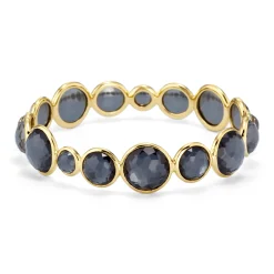 Large All Around Stone Bangle