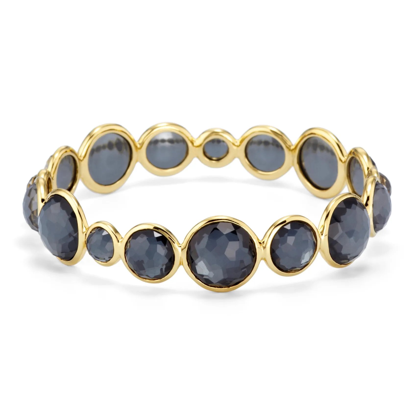 Large All Around Stone Bangle