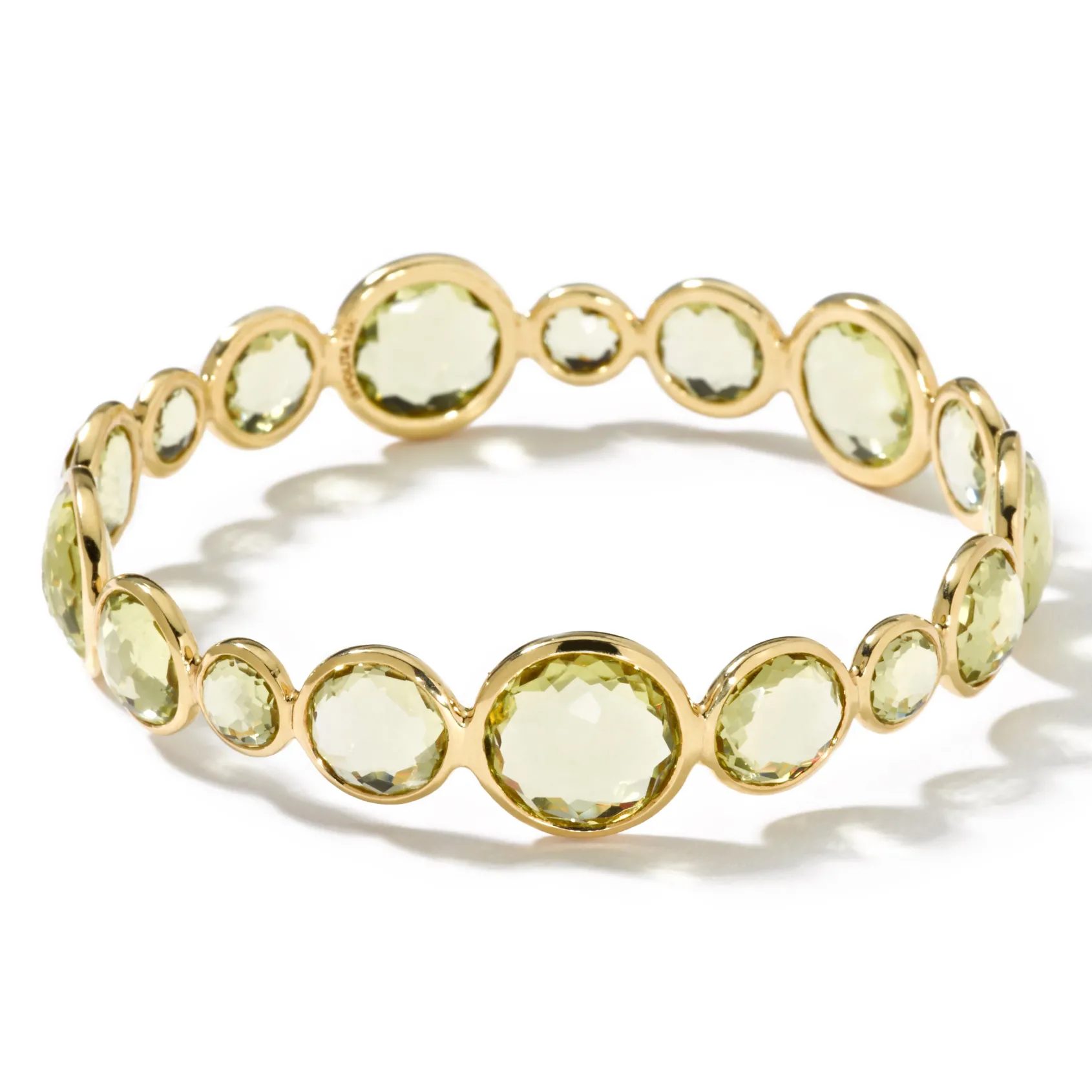 Large All Around Stone Bangle