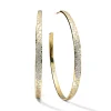 Large Crinkle Hoop Earrings (1.52ctw)