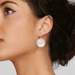 Large Stone Drop Earrings