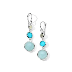 Lollitini 3-Stone Drop Earrings