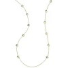 Long Hammered Pinball Layering Necklace