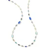 Long Multi-Stone Gelato Necklace 34.5"