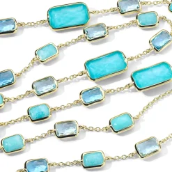Long Multi-Stone Gelato Necklace 34.5