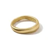 Matte Wide Squiggle Ring