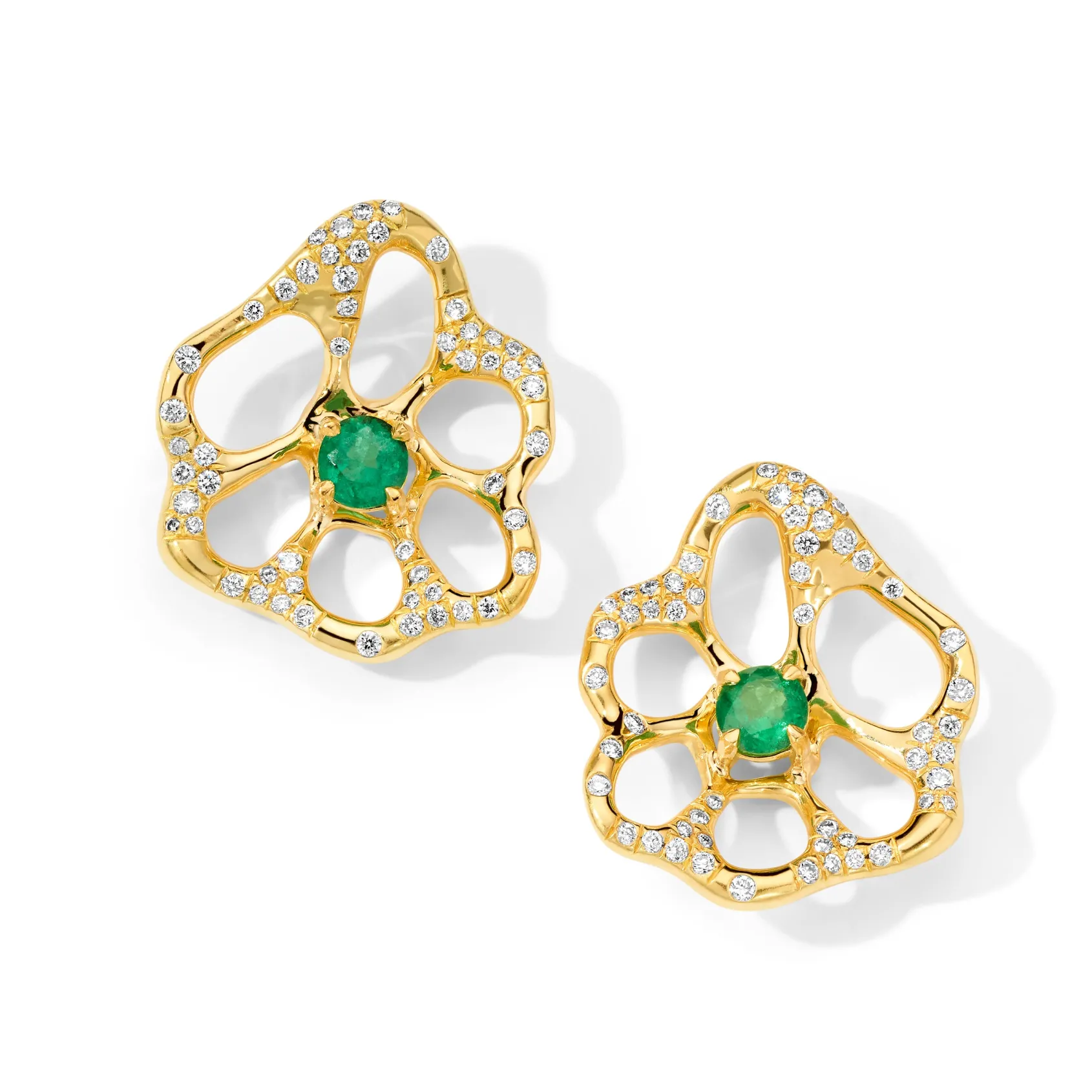 Medium Flora Stud Earrings