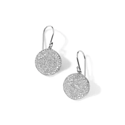 Medium Flower Diamonds Drop Earrings (1.24ctw)