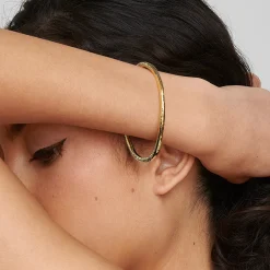 Medium Hammered Bangle