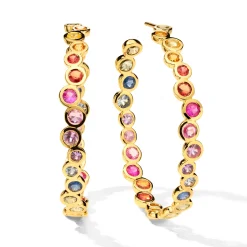 Medium Starlet Hoop Earrings