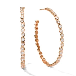 Medium Starlet Hoop Earrings (1.23ctw)