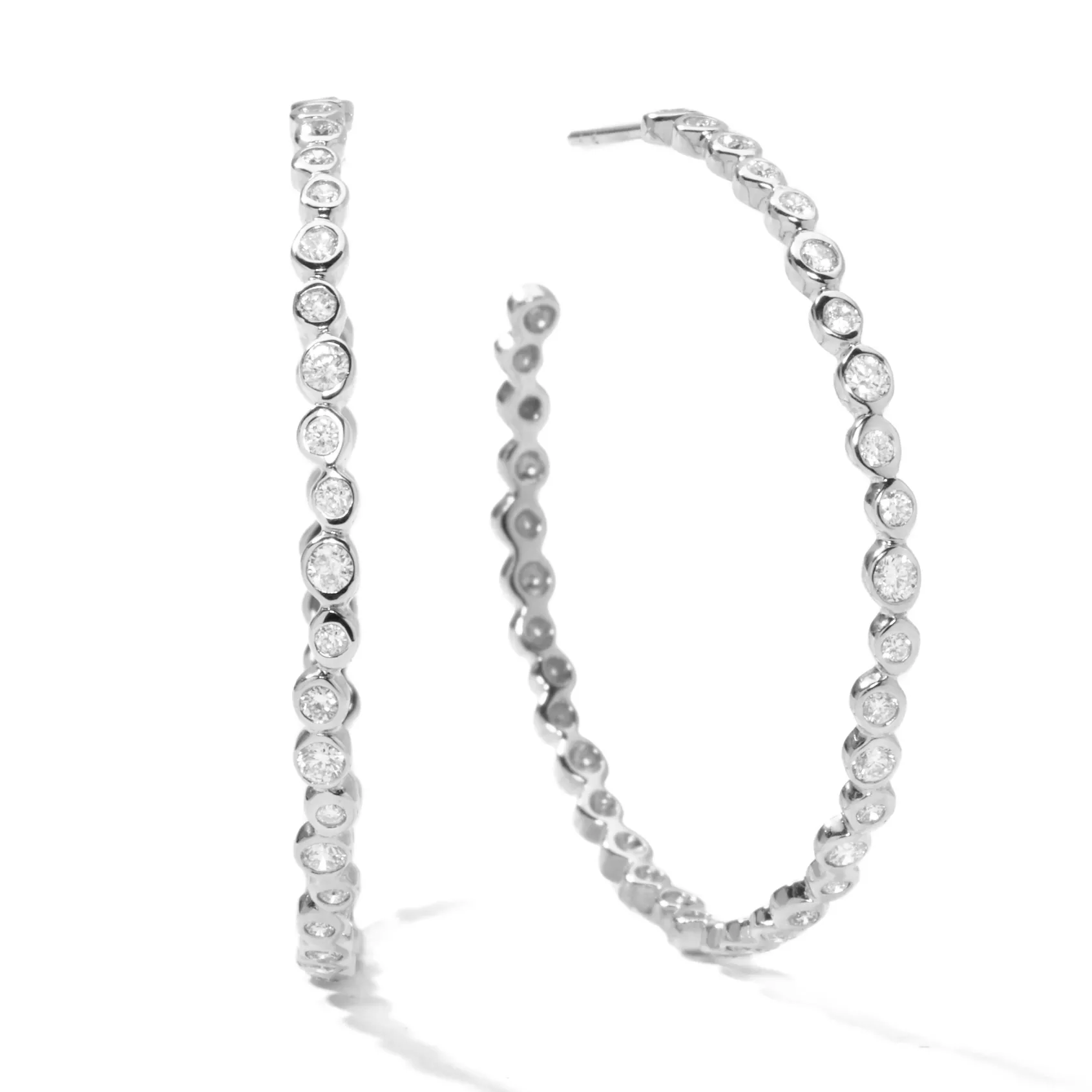 Medium Starlet Hoop Earrings (1.23ctw)