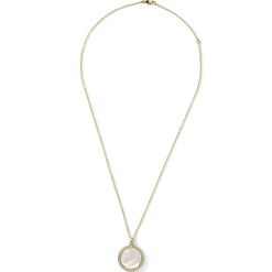 Medium Stone Pendant Necklace