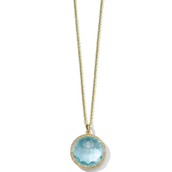 Medium Stone Pendant Necklace