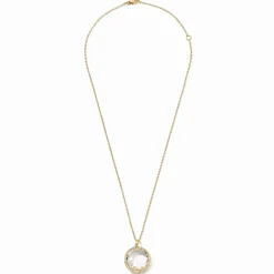 Medium Stone Pendant Necklace