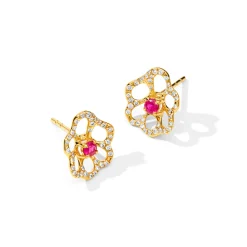 Mini Flora Stud Earrings