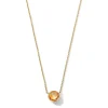 Mini Single Stone Pendant Necklace