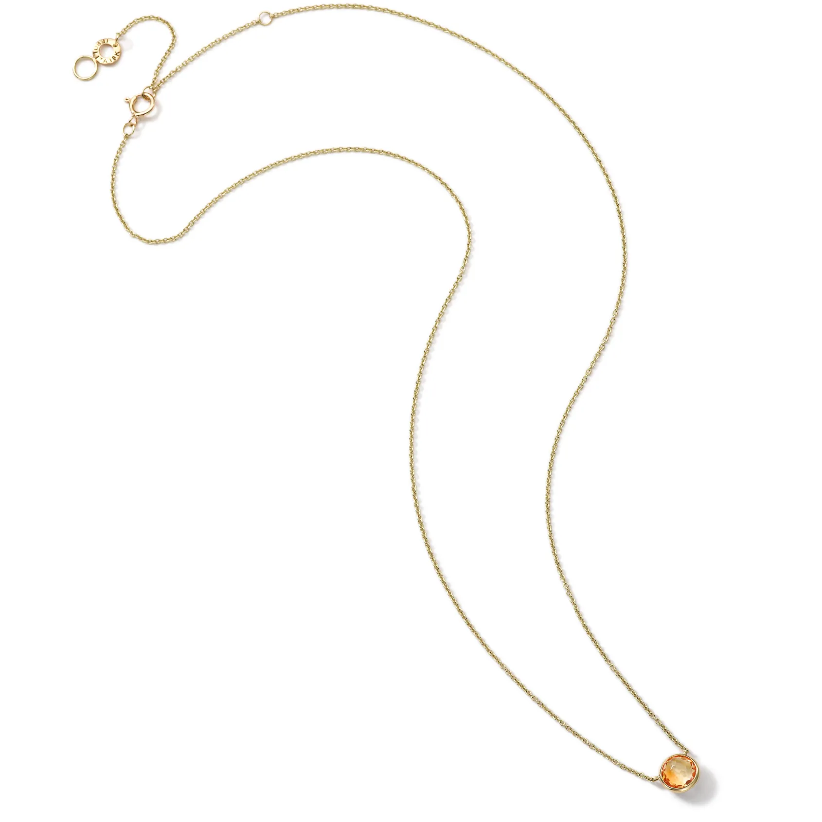 Mini Single Stone Pendant Necklace