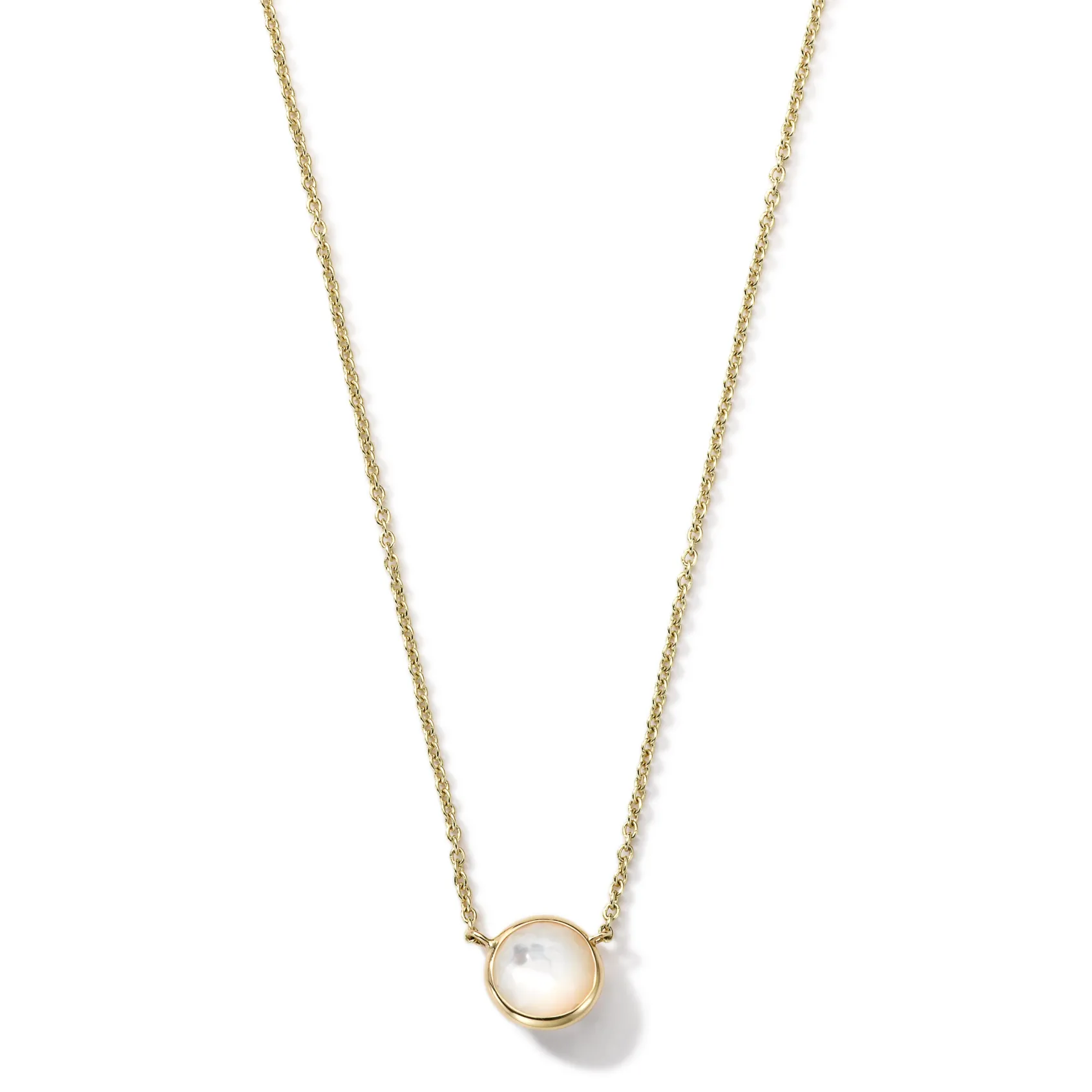 Mini Single Stone Pendant Necklace