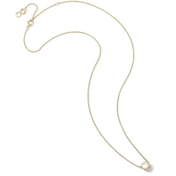 Mini Single Stone Pendant Necklace