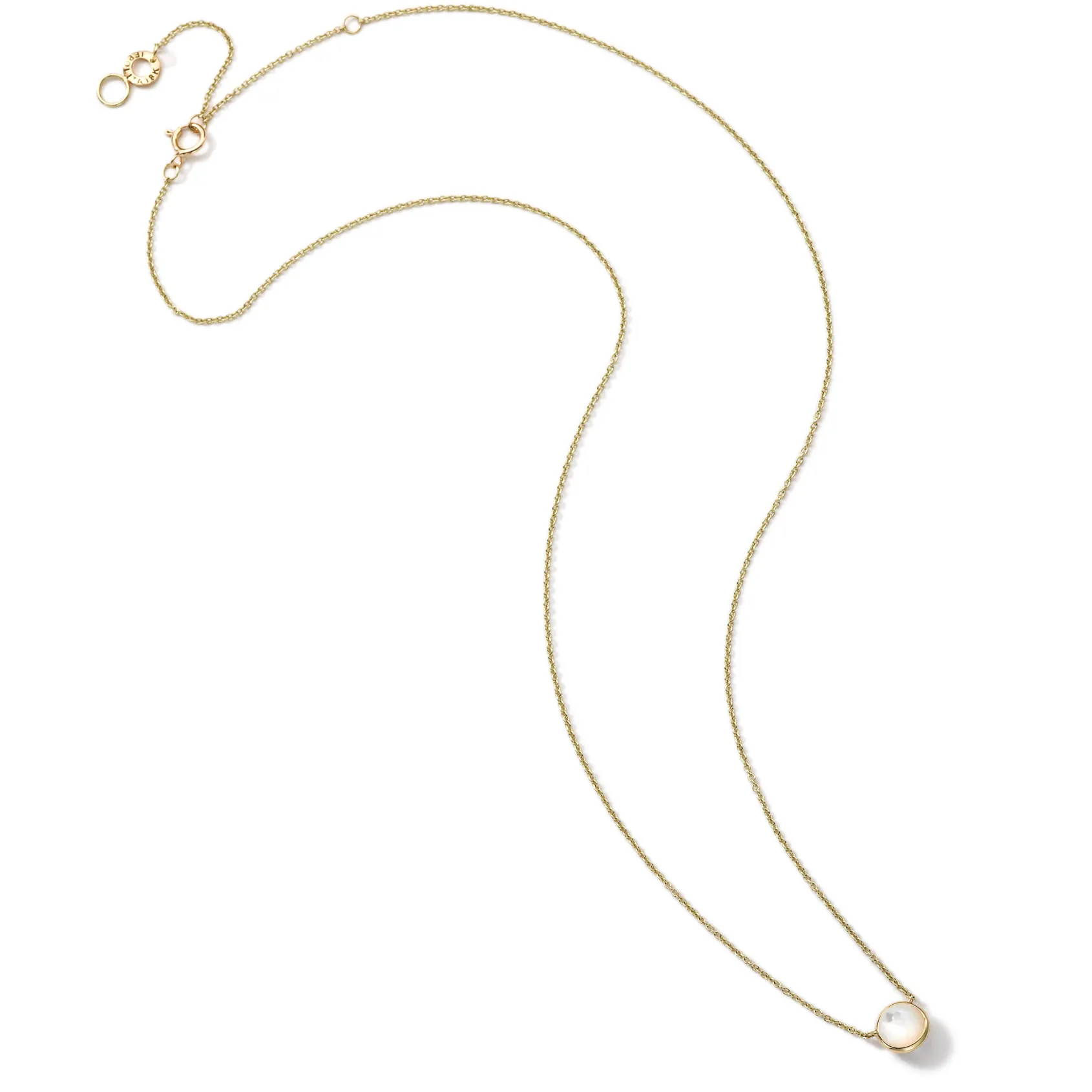 Mini Single Stone Pendant Necklace