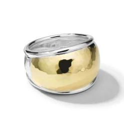 Mixed Metal Goddess Dome Ring