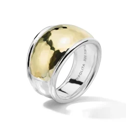 Mixed Metal Goddess Dome Ring