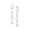 Mixed-Cut 7-Tier Earrings