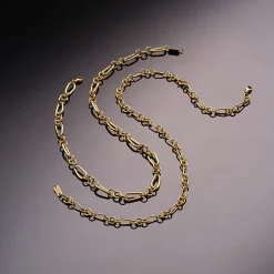 Mixed-Shape Link Necklace 18