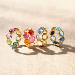 Multi-Stone Eternity Band Ring