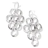Open Oval Cascade Earrings