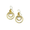 Puffy Hammered Jet Set Earrings