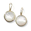 Round Drop Earrings