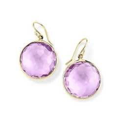 Round Drop Earrings