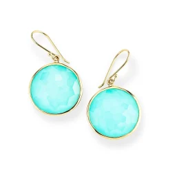 Round Drop Earrings