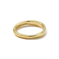 Shiny Wide Squiggle Ring